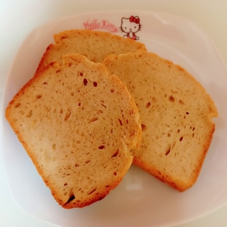 自家製酵母のハニーオートミール食パン